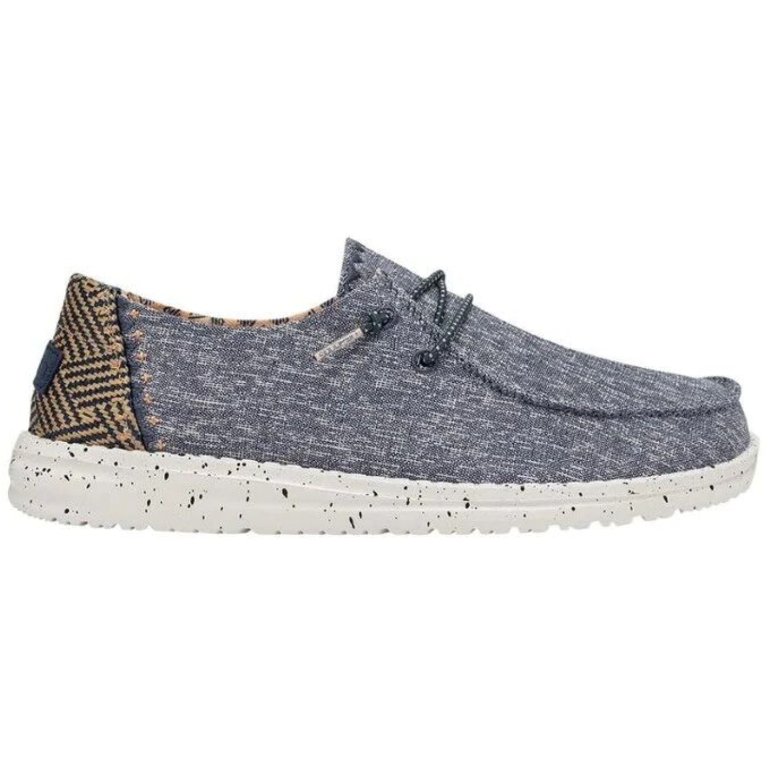 HEY DUDE Wendy Chambray Woven Lapris Blue