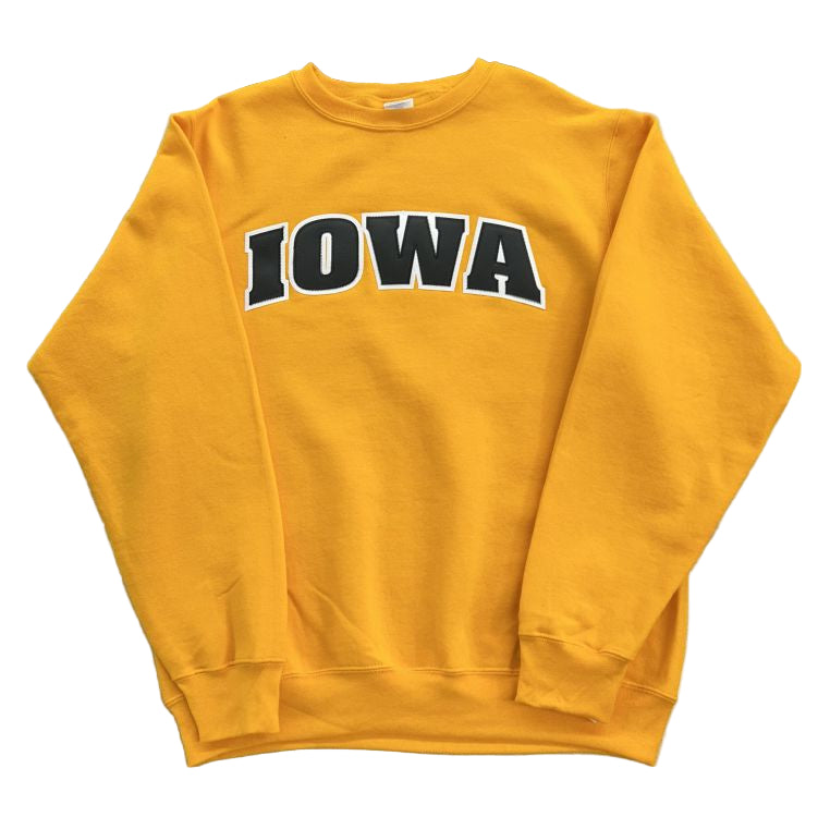 PORT & CO Iowa Hawkeye Crew Neck