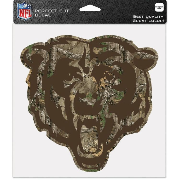WINCRAFT NFL 8x8 Camouflage Bears Decal