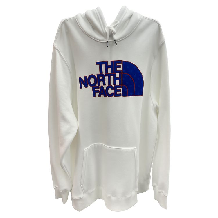NORTH FACE USA HOODIE WHITE