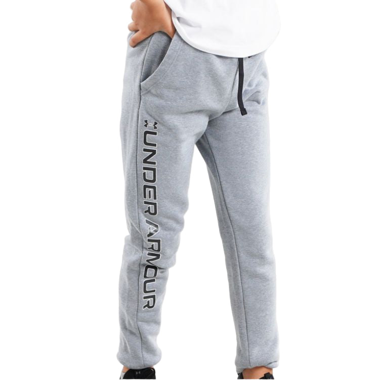 UA Youth Rival Fleece Jogger Gray