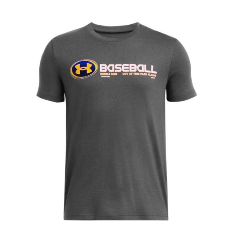 UNDER ARMOUR Y BASEBALL GRY T