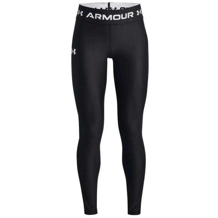 UA Youth Label Leggings, Blk