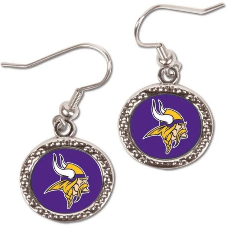 WINCRAFT Round Vikings Earrings