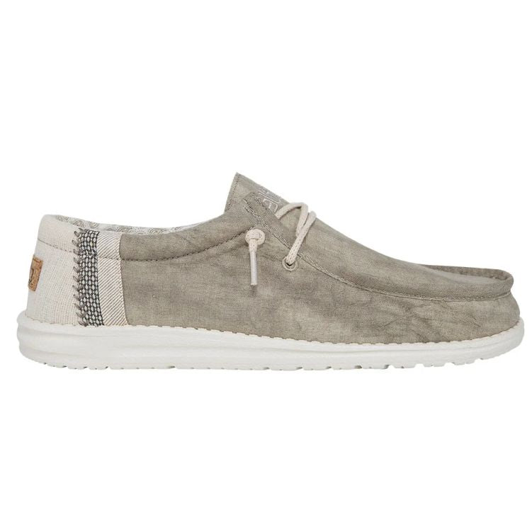 HEY DUDE Wally Linen-Natural Khaki