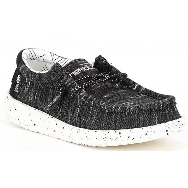 HEY DUDE Wally Youth Stretch Black