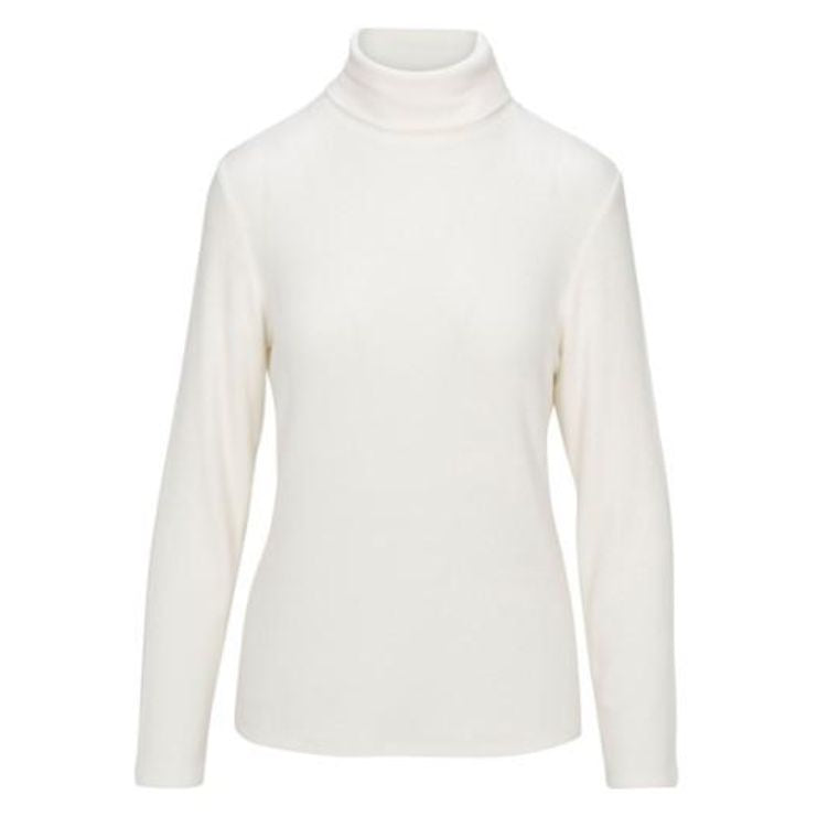 NORTH RIVER Winter White Super Soft Knit Turtle Neck