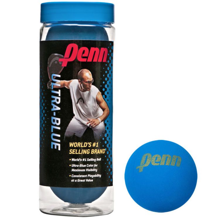 Penn Ultra-blue Raquetball 3 pack