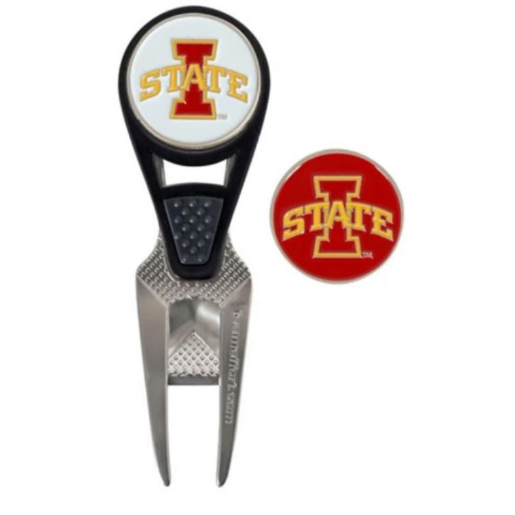 TEAM EFFORT Iowa State Golf Ball Marker and Repair Tool