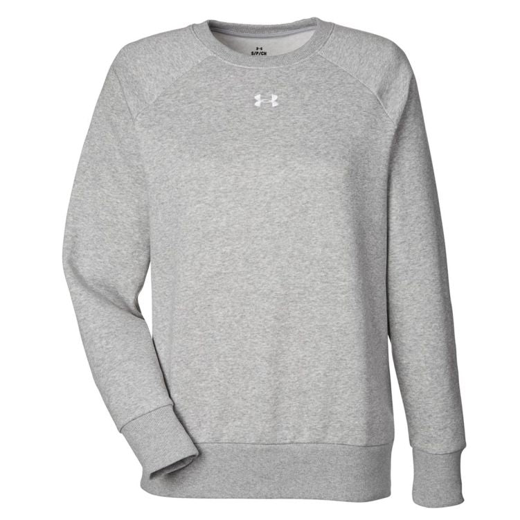 UA Rival Fleece Crew Gray