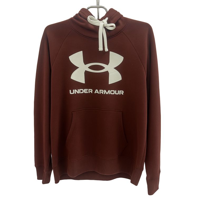 UA Rival Fleece Red Logo Sweatshirt