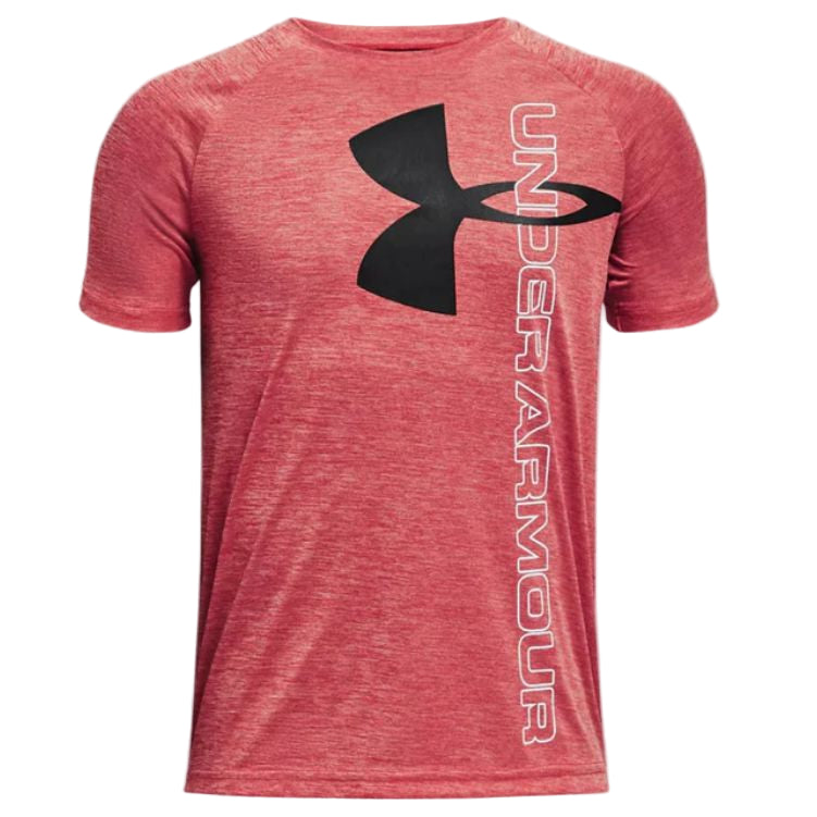 UNDER ARMOUR Tech Split T-shirt Pale Red