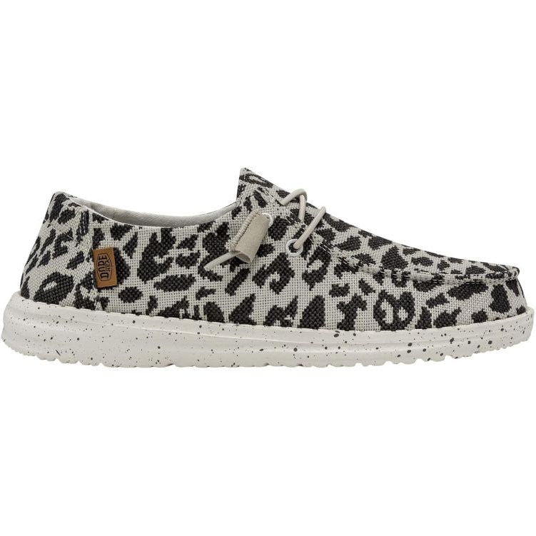 HEYDUDE Wendy Woven Cheetah Grey