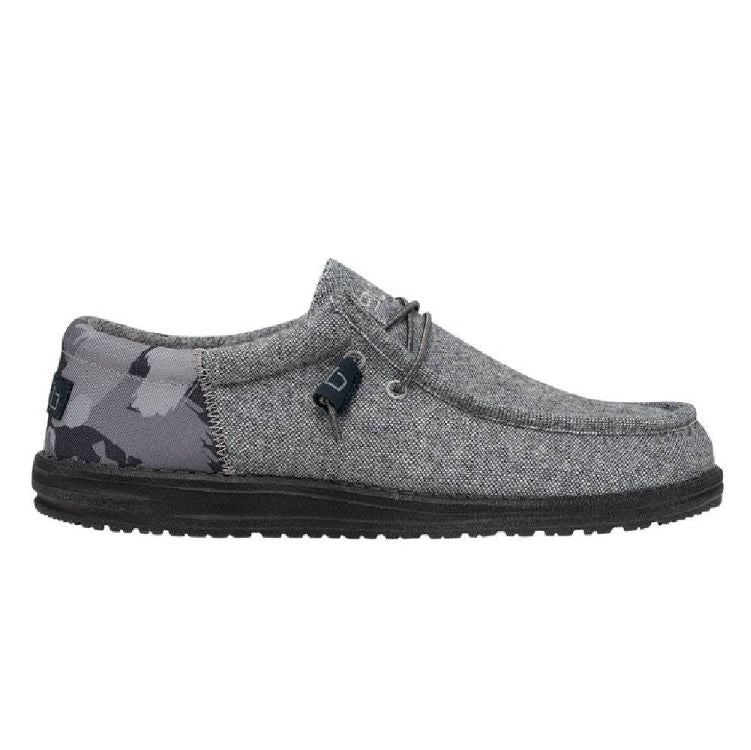 HEYDUDE Wally Funk Wool Grey Camo