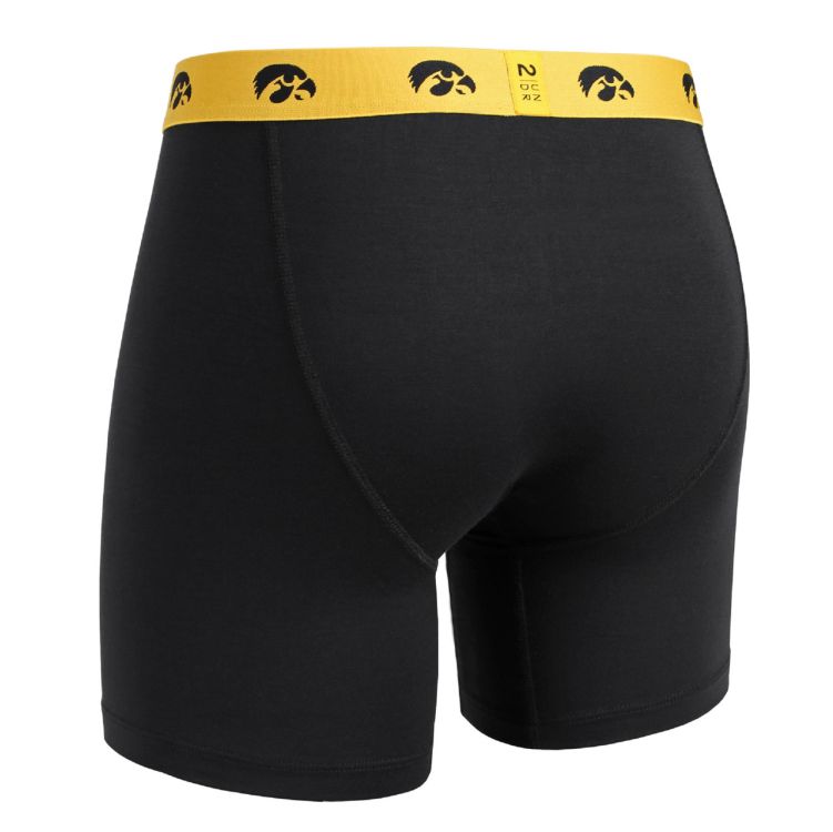 2UNDER Iowa Hawkeye Swing Shift 6" Boxer Brief