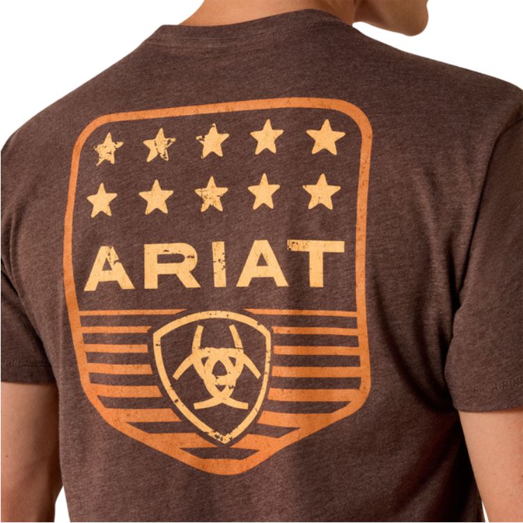 ARIAT Stripe Patriotic Badge T-Shirt