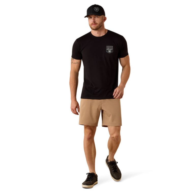 ARIAT Stripe Patriotic Badge T-Shirt