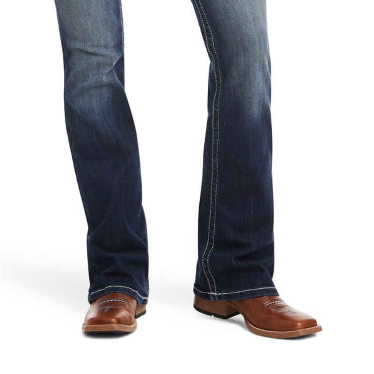 ARIAT Mid Rise Stretch Entwined Boot Cut Jean