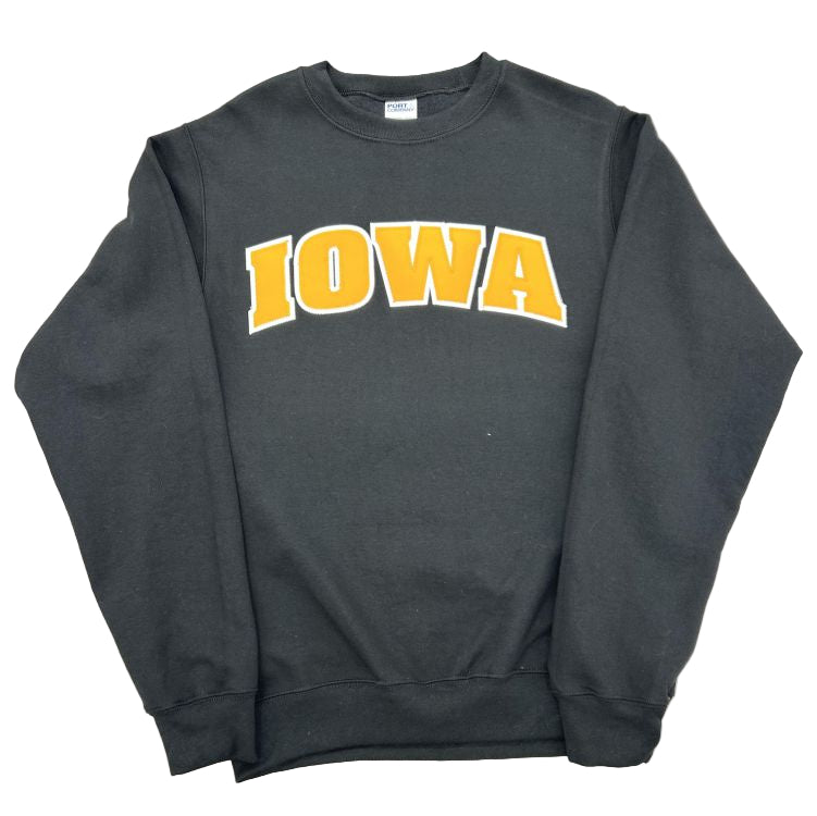 PORT & CO Iowa Hawkeye Crew Neck