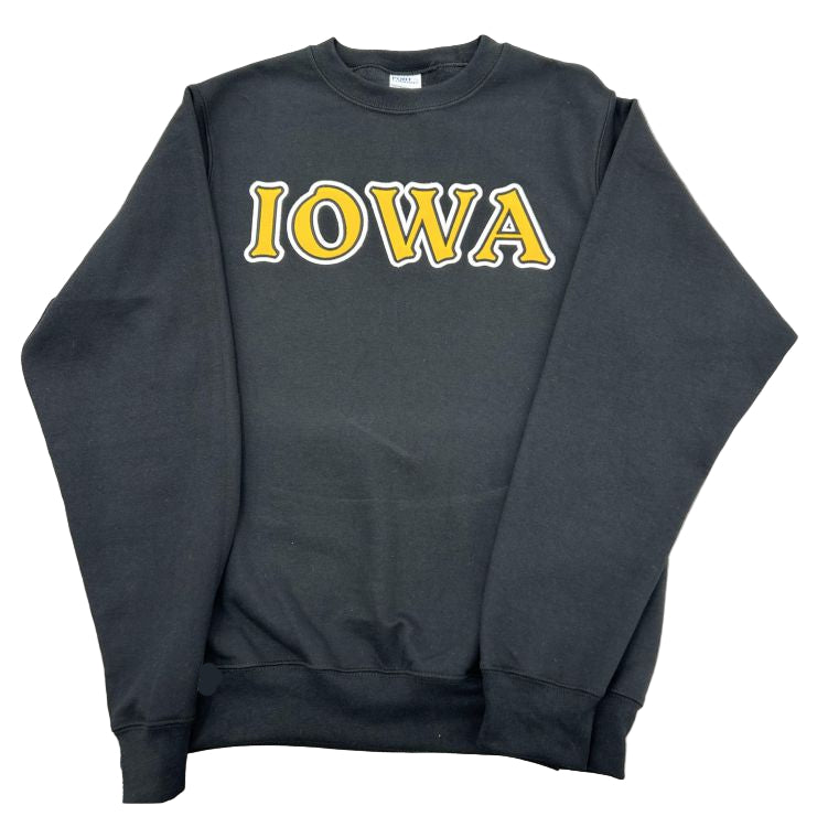 PORT & CO Iowa Hawkeye Crew Neck