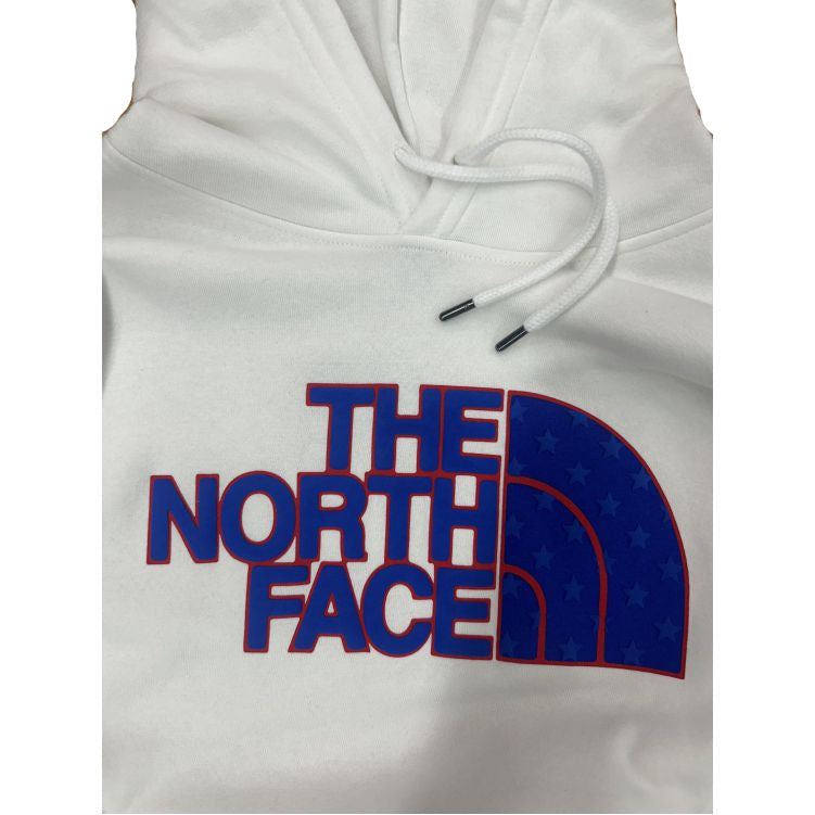 NORTH FACE USA HOODIE WHITE