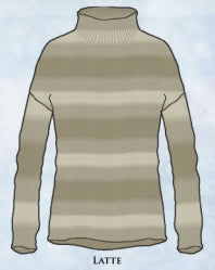 Ombre Mock Neck Sweater