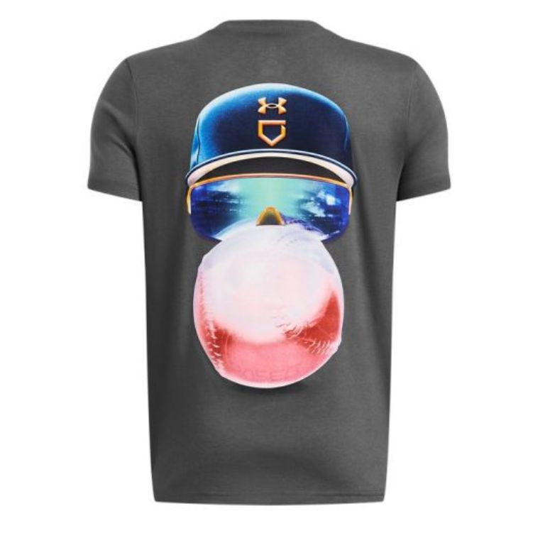 UNDER ARMOUR Y BASEBALL GRY T