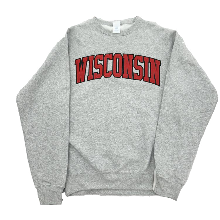 PORT & CO Wisconsin Crew Neck