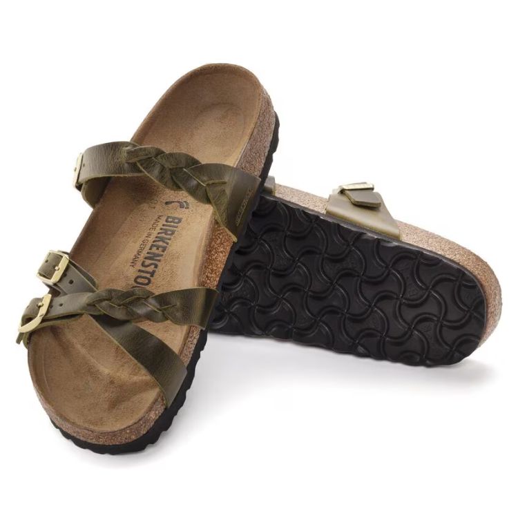 BIRKENSTOCK  Franca Braided Olive
