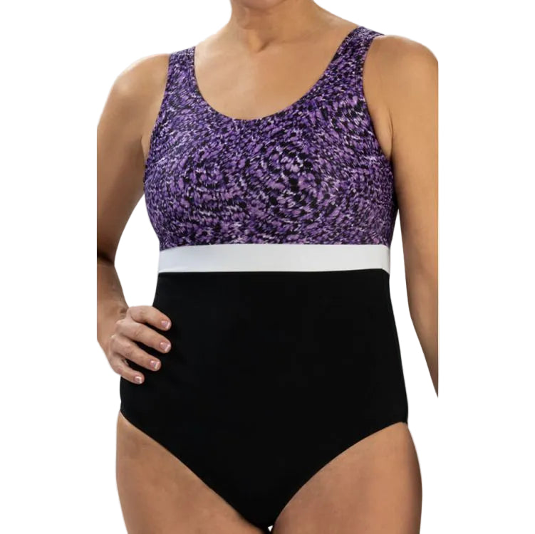 DOLFIN Aquashape Printed Scoop Back One Piece