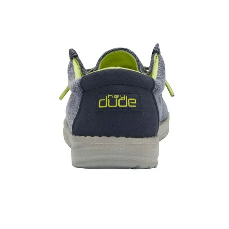 HEY DUDE Wally Youth Stretch Navy