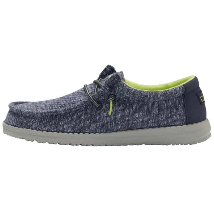 HEY DUDE Wally Youth Stretch Navy