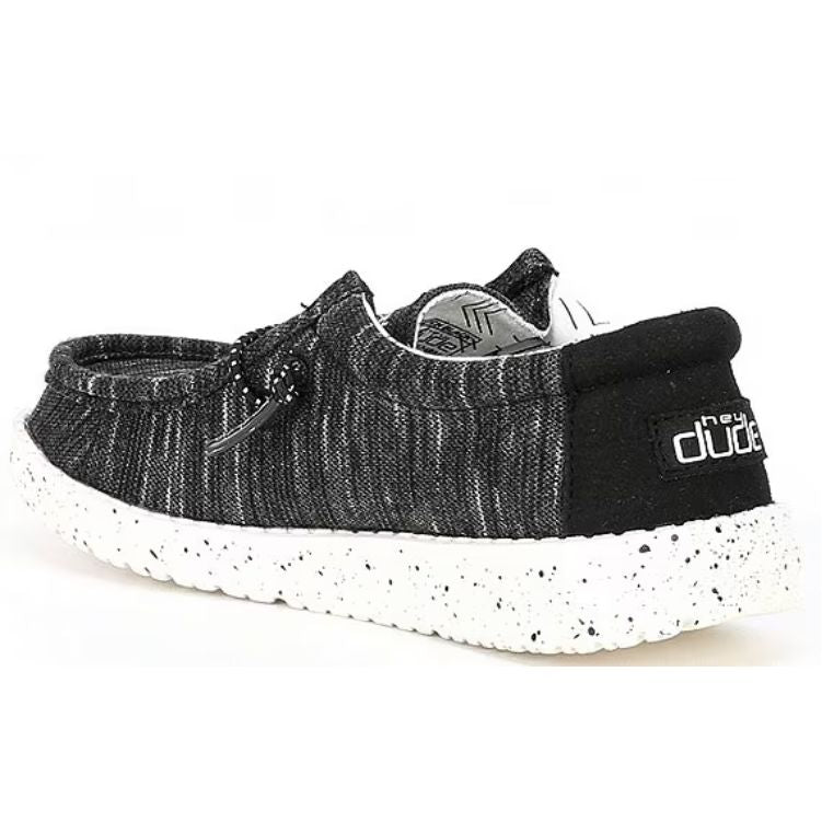 HEY DUDE Wally Youth Stretch Black