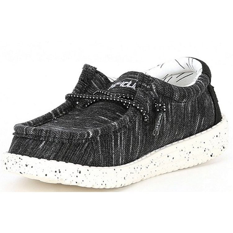 HEY DUDE Wally Youth Stretch Black