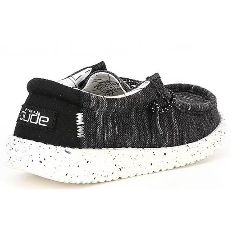 HEY DUDE Wally Youth Stretch Black