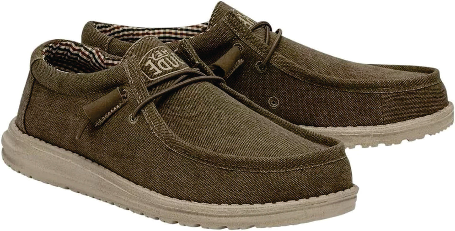 HEY DUDE Wally Nut Lace Up Loafers
