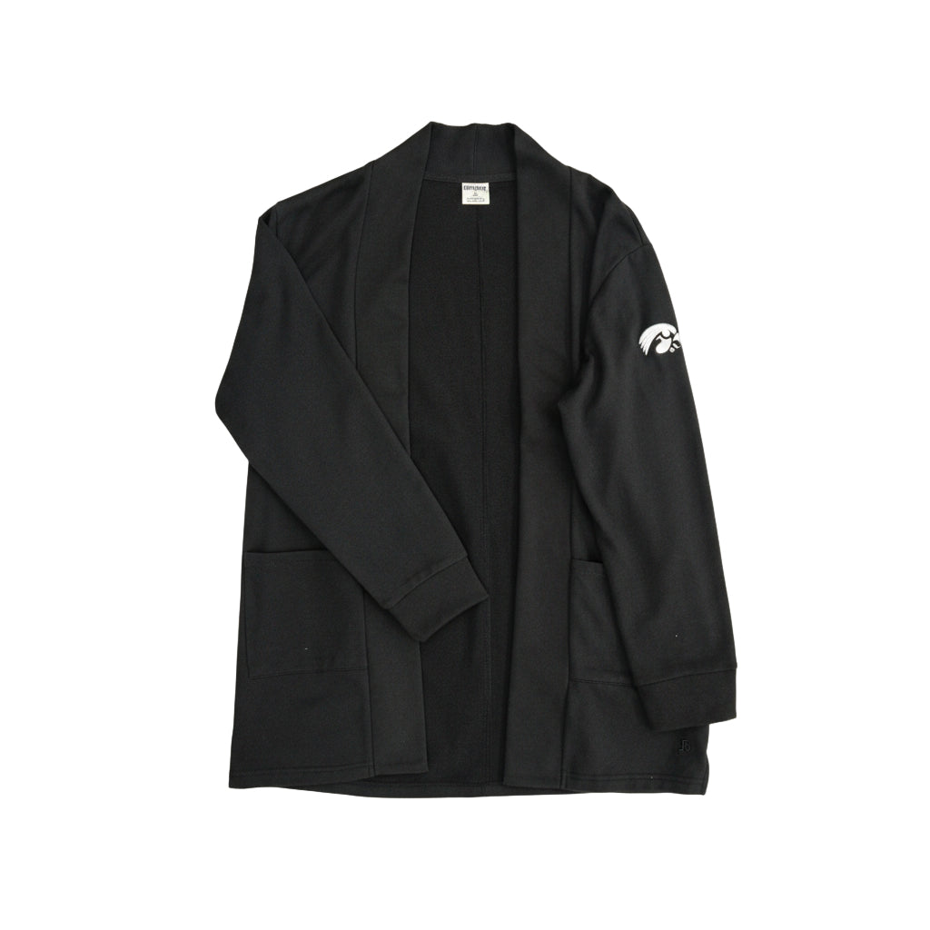 AUTHENTIC Iowa Brita Open Front Cardigan