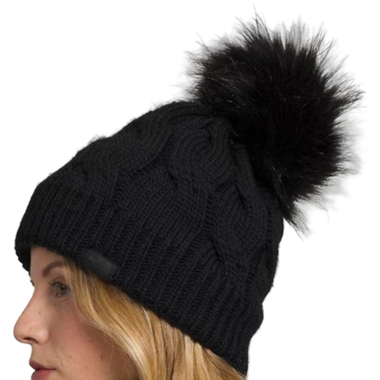 NORTH FACE FUR POM BEANIE