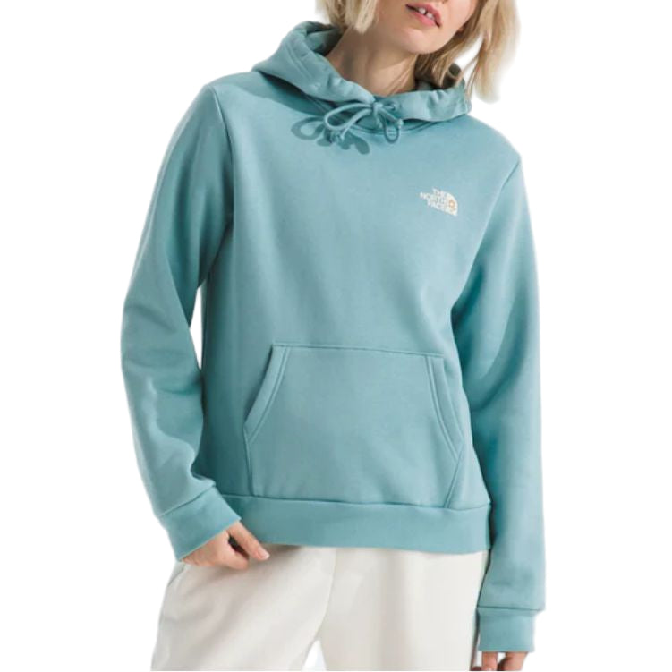 NORTH FACE EVO Floral Blue Eclipse Hoodie