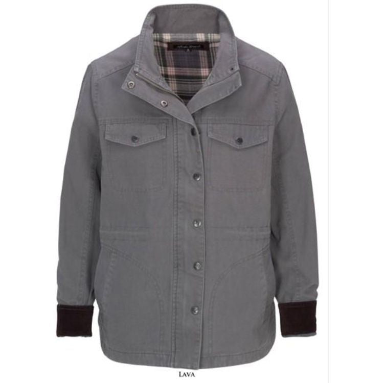 NORTH RIVER Lava Grey Canvas Jacket