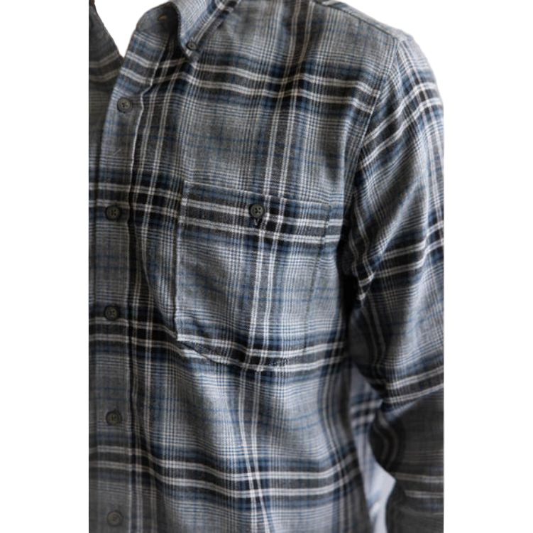 NORTH RIVER Heather Blue Flannel