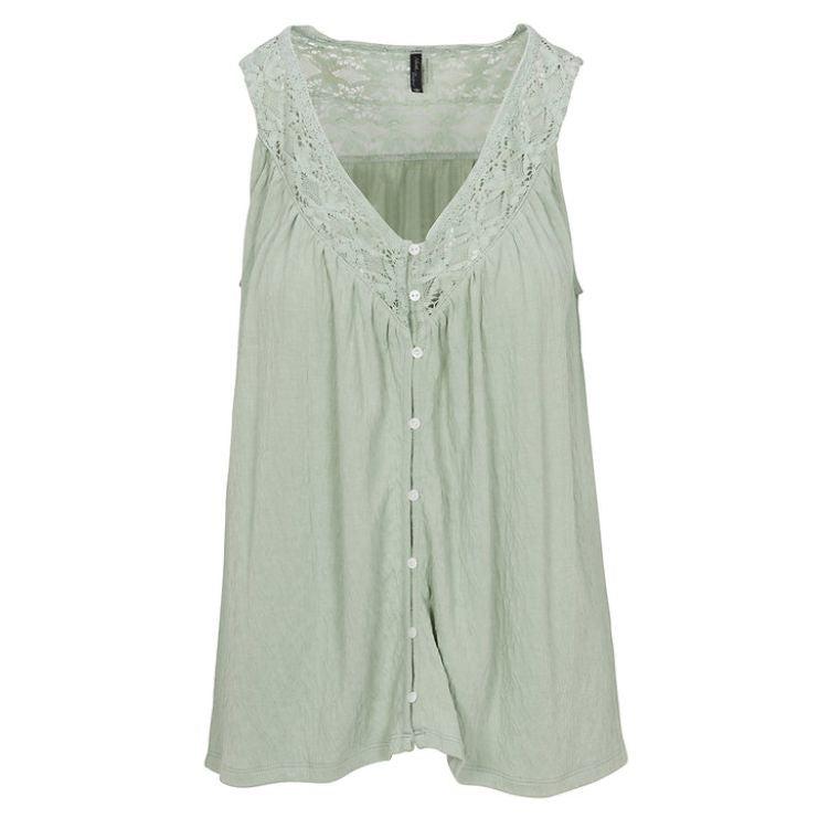 NORTH RIVER Saratoga Tank Aqua Gray
