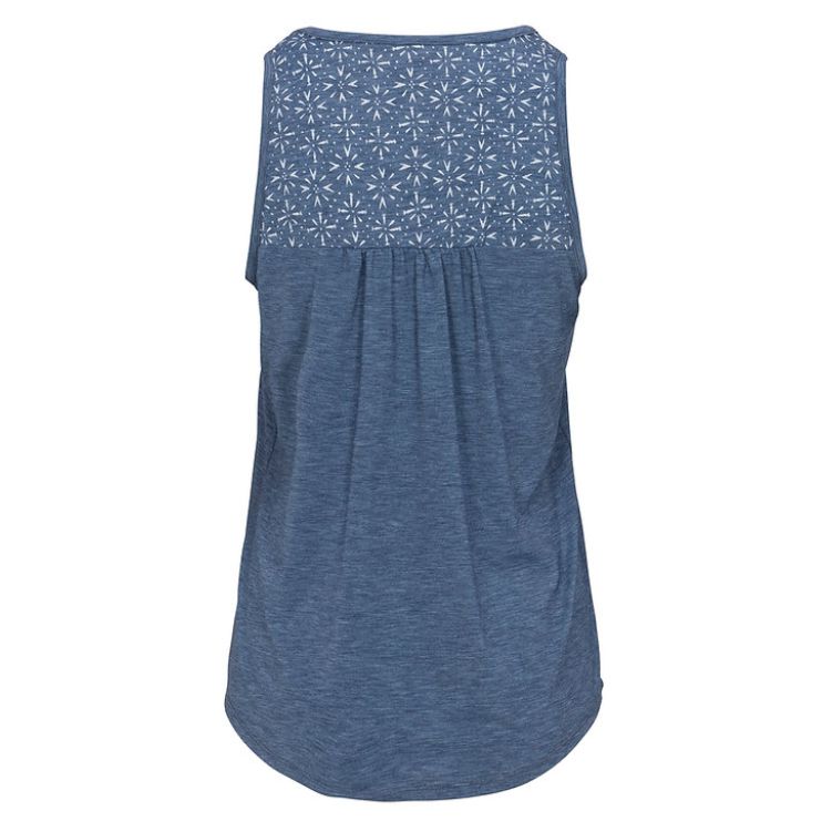 NORTH RIVER Zinnia Crew Tank Poseidon Blouse