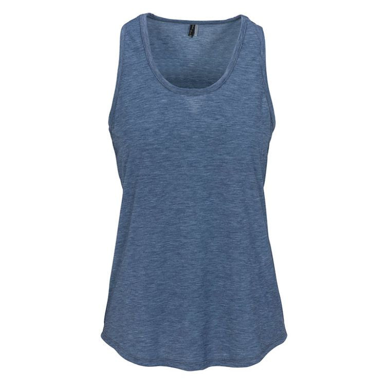 NORTH RIVER Zinnia Crew Tank Poseidon Blouse