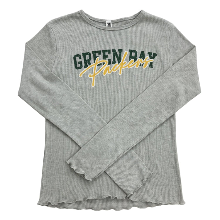 PENNANT Green Bay Packers Lettuce Trim Long Sleeve