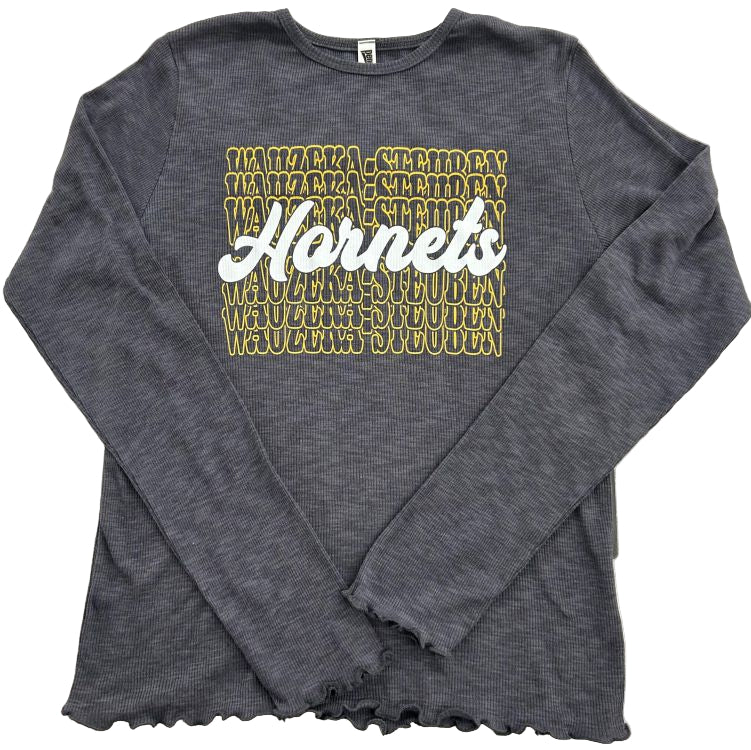 PENNANT Wauzeka Steuben Lettuce Trim Long Sleeve