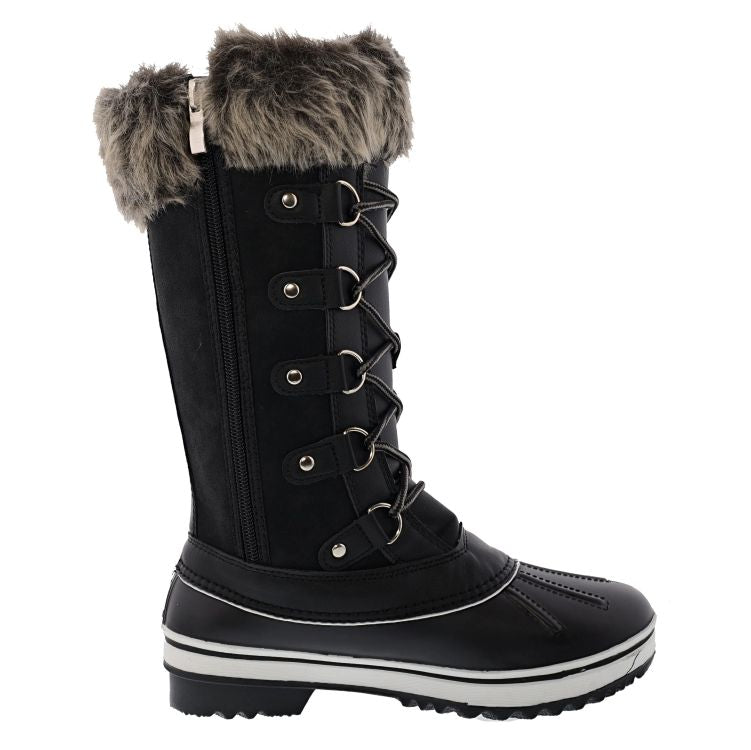 SPRING STEP Survival Tall Shaft Boot Black