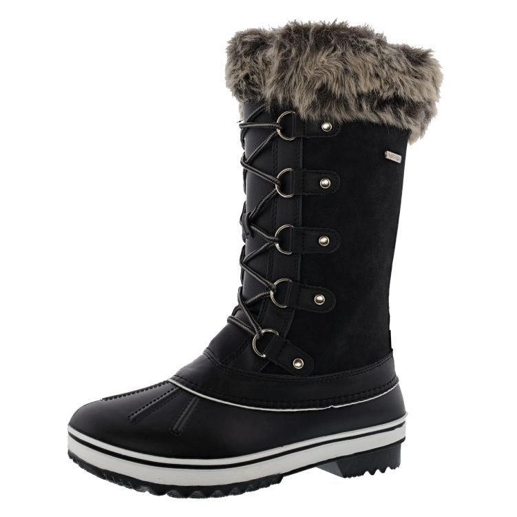 SPRING STEP Survival Tall Shaft Boot Black