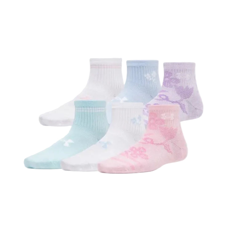 UNDER ARMOUR Essential Kids 6-Pack Socks