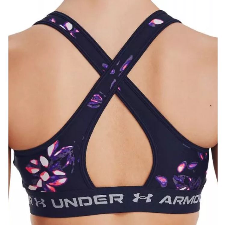 UNDER ARMOUR Mid Cross back Print Bra
